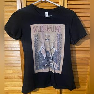 Juniors XL Wednesday Addams shirt